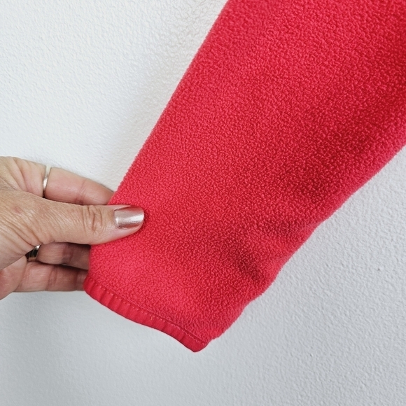 The North Face Coral & Gray 1/4 Zip Fleece Pullover - Picture 5 of 8